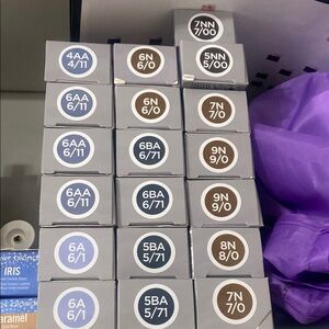 Assorted Hair Color Boxes